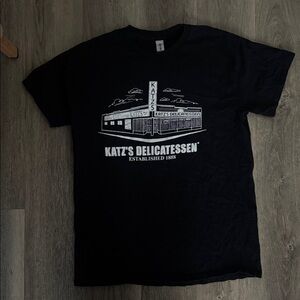 Vintage Katz’s Delicatessen NYC Graphic T-Shirt | Black | Medium